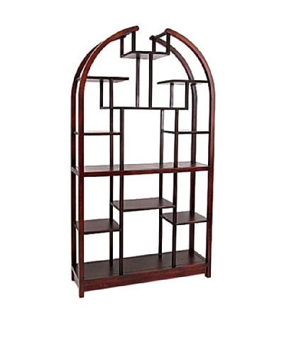 Charleston Étagère Display Unit, Dark Brown