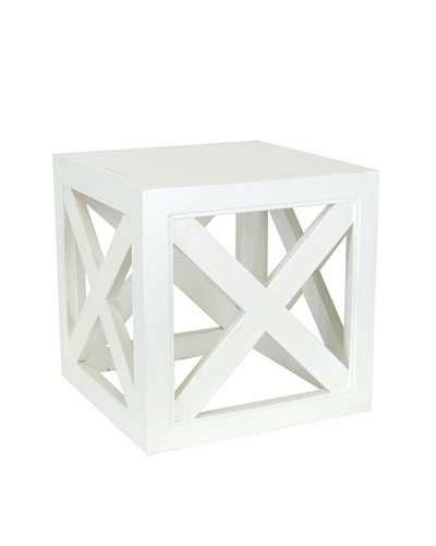 Charleston Furniture Check Table [White]