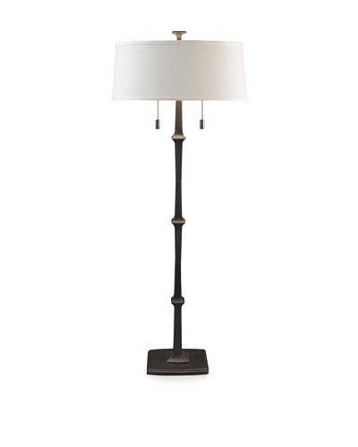 State Street Lighting Double-Light Floor Lamp, Old Iron