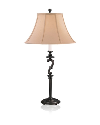 State Street Lighting Solid Brass Table Lamp, Oil Rubbed Bronze