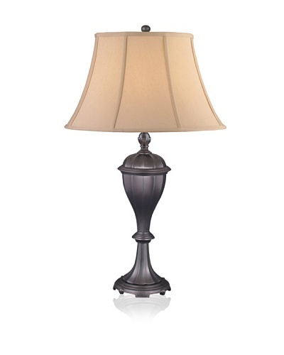 State Street Lighting Solid Brass Table Lamp, Oil Rubbed Bronze
