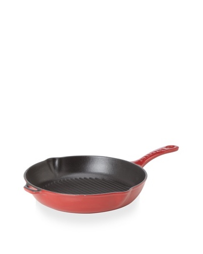 Chasseur Round Double-Enameled Cast Iron Grill Pan