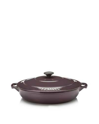 Chasseur 3.5 Qt. Double-Enameled Cast Iron Brazier with Lid [Eggplant]