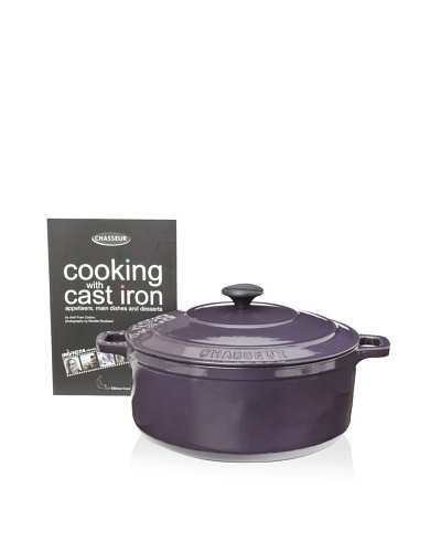 Chasseur Round Cast Iron Casserole with Lid