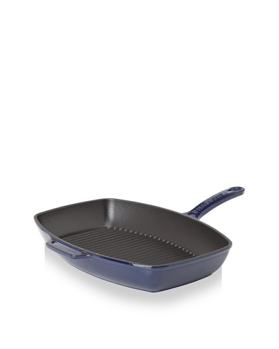 Chasseur Rectangular Double-Enameled Cast Iron Grill Pan