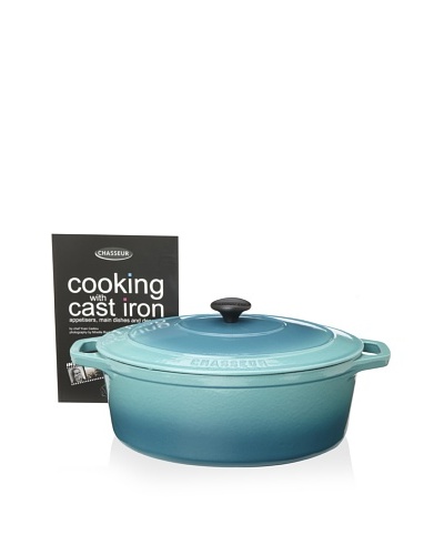 Chasseur Oval Cast Iron Casserole with Lid [Bora Bora]