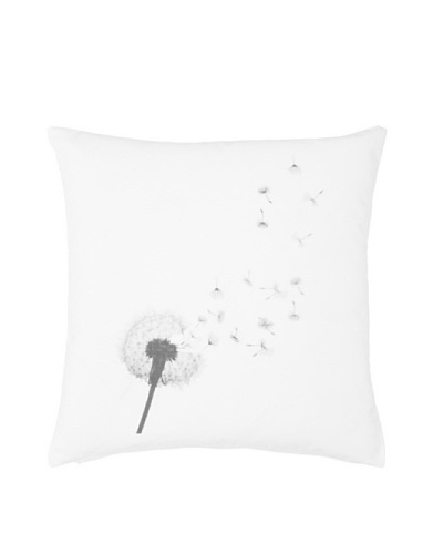 Chateau Blanc Dandelion Pillow, White, 20 x 20As You See