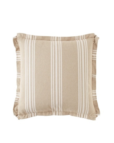 Chateau Blanc Sophie Stripe Pillow, Neutral, 20 x 20