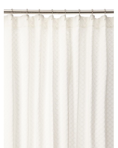 Chateau Blanc Solid Shower Curtain, White, 72″ x 76″