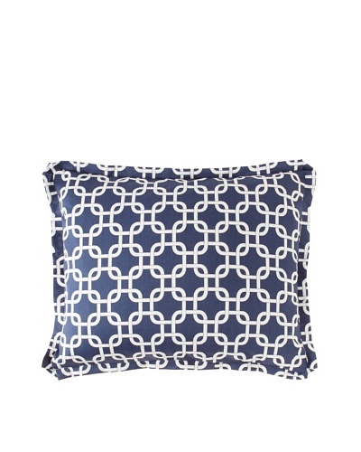 Chateau Blanc Natalie Pillow Sham [Navy/White]