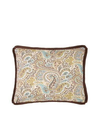 Chateau Blanc Paisley Sham [Chocolate]