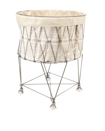 Chateau Blanc Kingston Large Wire Hamper, Neutral