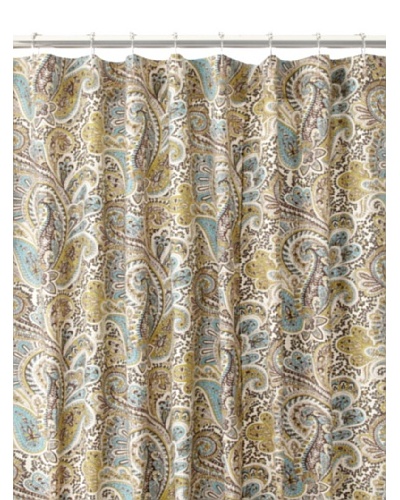 Chateau Blanc Paisley Shower Curtain, ChocolateAs You See