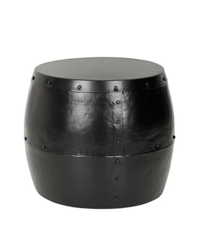 Safavieh Gardner Drum Side Table, Black