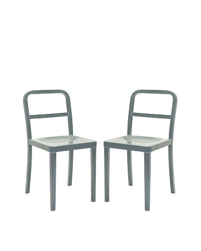 Safavieh Set of 2 Kastra Side Chairs, Grey