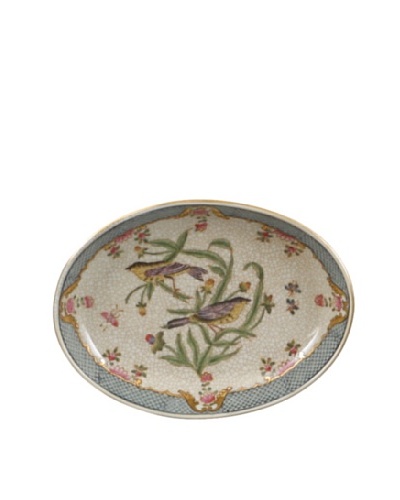 Oriental Danny Satin Grass Porcelain Soap Dish