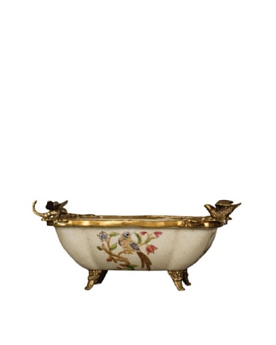 Oriental Danny Porcelain Peacock Bowl