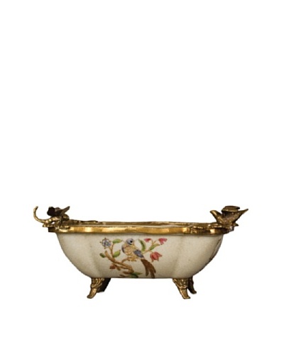 Oriental Danny Porcelain Peacock Bowl