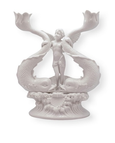 Unicorn Studio Cherub Holding Twin Fish