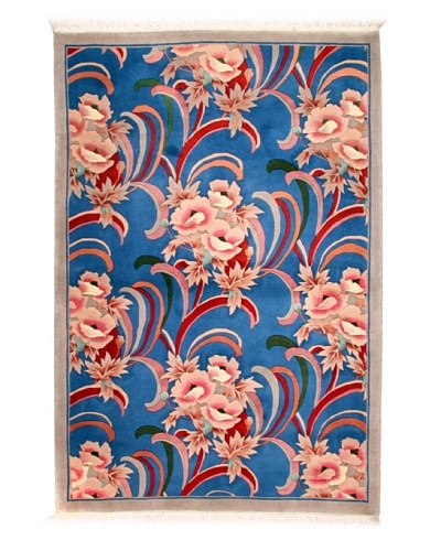Roubini Chinese Art Deco Hand Carved Rug