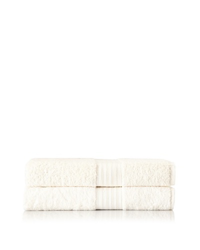 Chortex Set of 2 Indulgence Bath Sheets, Cream, 35 x 60