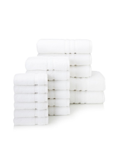 Chortex Irvington 17-Piece Towel Set, White