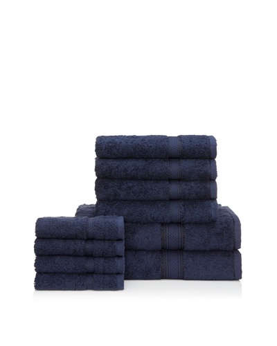 Chortex Rhapsody Royale 10-Piece Bath Towel Set, Navy