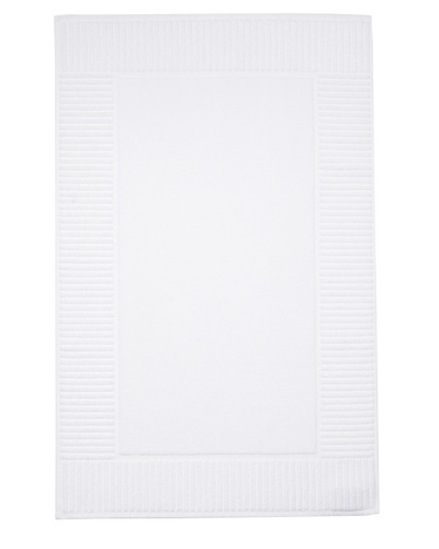 Chortex Oxford Bath Mat, White, 22 x 36