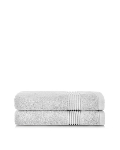 Chortex Ultimate Set of 2 Bath Sheets, Silver