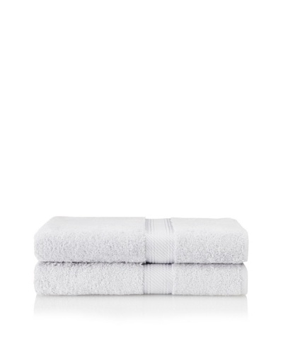 Chortex Rhapsody Royale Set of 2 Bath Sheets, Silver, 35 x 60