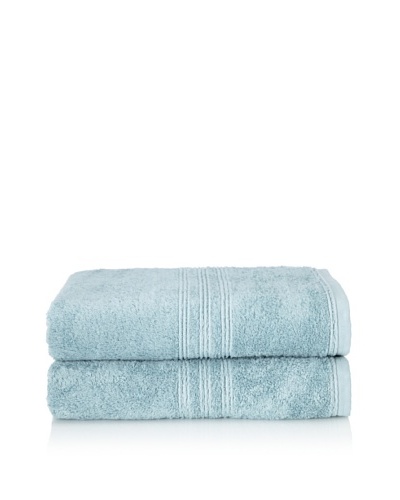 Chortex 2-Piece Imperial Bath Sheet Set, Soft Aqua