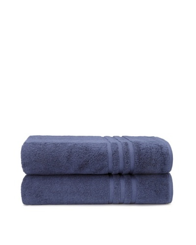 Chortex Set of 2 Irvington Bath Sheets, Navy