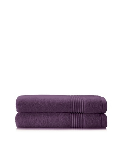 Chortex Ultimate Set of 2 Bath Sheets, Grape