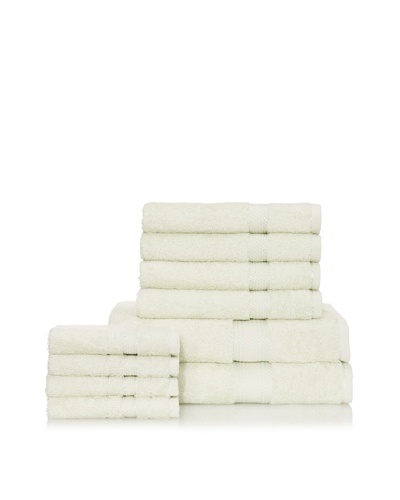 Chortex Rhapsody Royale 10-Piece Bath Towel Set, Mint