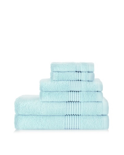 Chortex Ultimate 6-Piece Towel Set, Duck Egg