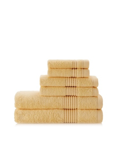 Chortex Ultimate 6-Piece Towel Set, Yellow