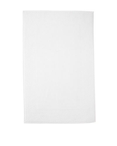 Chortex Honeycomb Bath Mat, White, 22 x 36