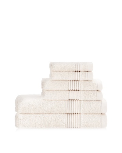Chortex Ultimate 6-Piece Towel Set, Cream