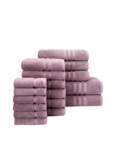 Chortex Irvington 17-Piece Towel Set, Grape