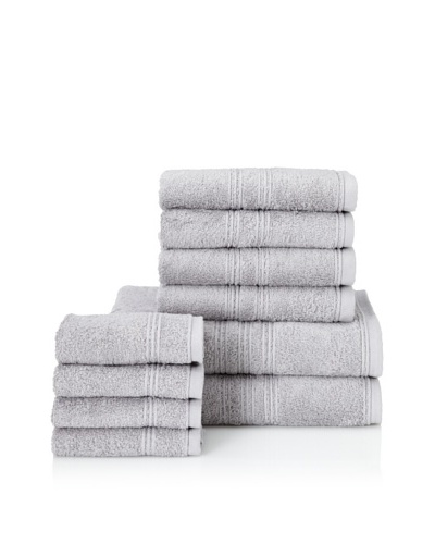 Chortex 10-Piece Imperial Bath Towel Set, Steel