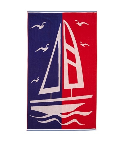 Chortex Boating, Red/Blue, 40 x 70