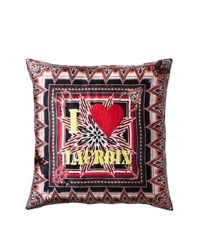 Christian Lacroix I Love Lacroix Pillow, Multi