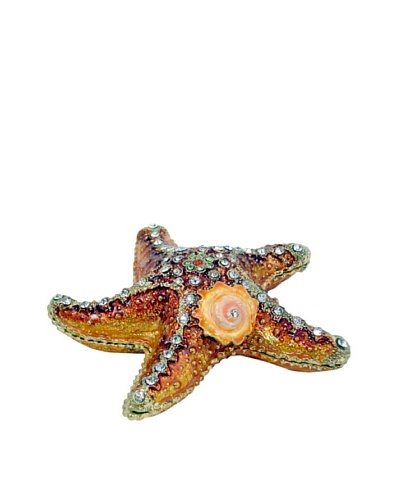 Ciel Starfish Trinket Box, Red