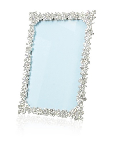 Ciel Austrian Crystal 4 x 6 Picture Frame, Pewter