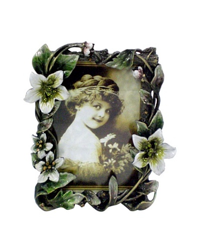 Ciel Floral 3.5 x 5 Picture Frame, Green