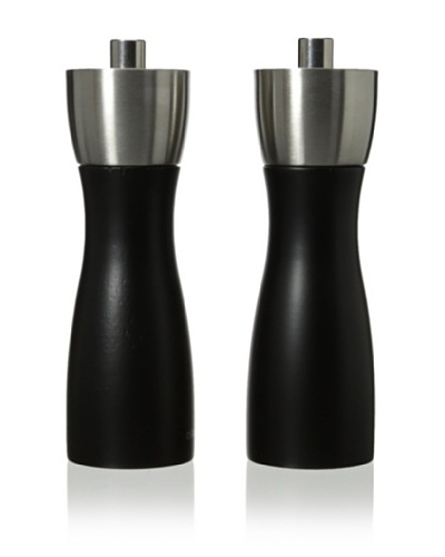 Cilio Premium Milano Salt & Pepper Set, Black