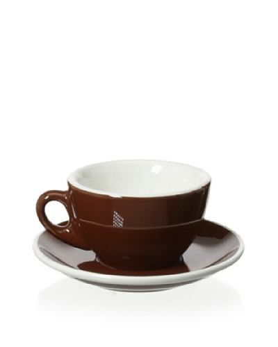 Cilio Premium Roma 3.25-Oz. Cappuccino Cup & Saucer, Brown