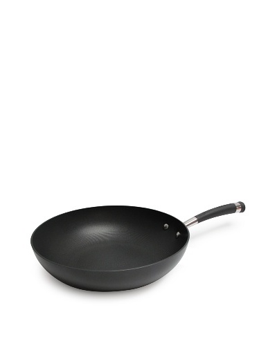 Circulon Contempo Hard-Anodized Non-Stick Wok, Black, 12