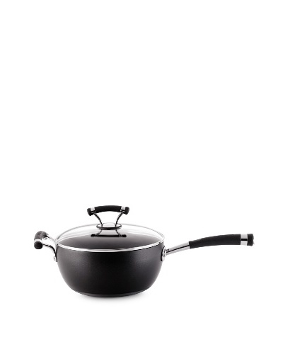 Circulon Contempo Hard-Anodized Non-Stick Covered Saucier, Black, 4.5-Qt.