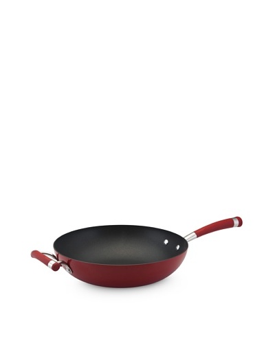 Circulon Contempo Wok with Helper Handle [Red]